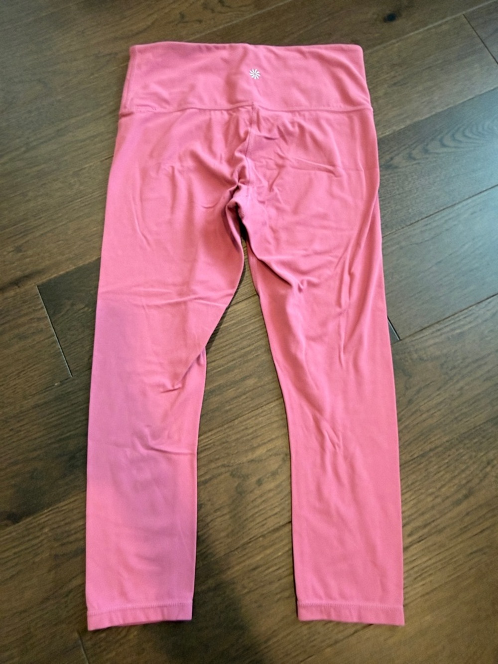 Athleta High-Waist Cropped Leggings in Pink Small - C37-083 - Picture 5 of 6